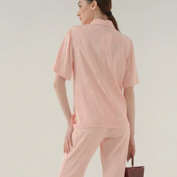 Rejina Pyo Mila button-up shirt Size Medium - Picture 2 of 9